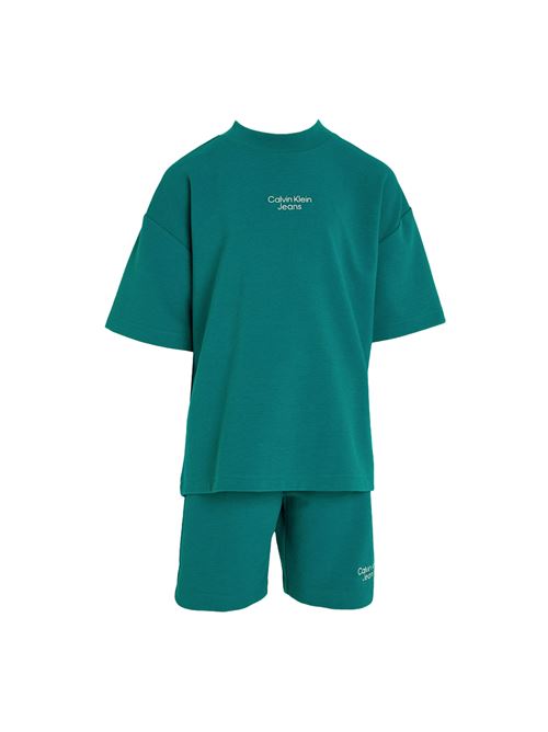 CALVIN KLEIN Cotton suit for boys CALVIN KLEIN | CKIB0IB02092TLEI